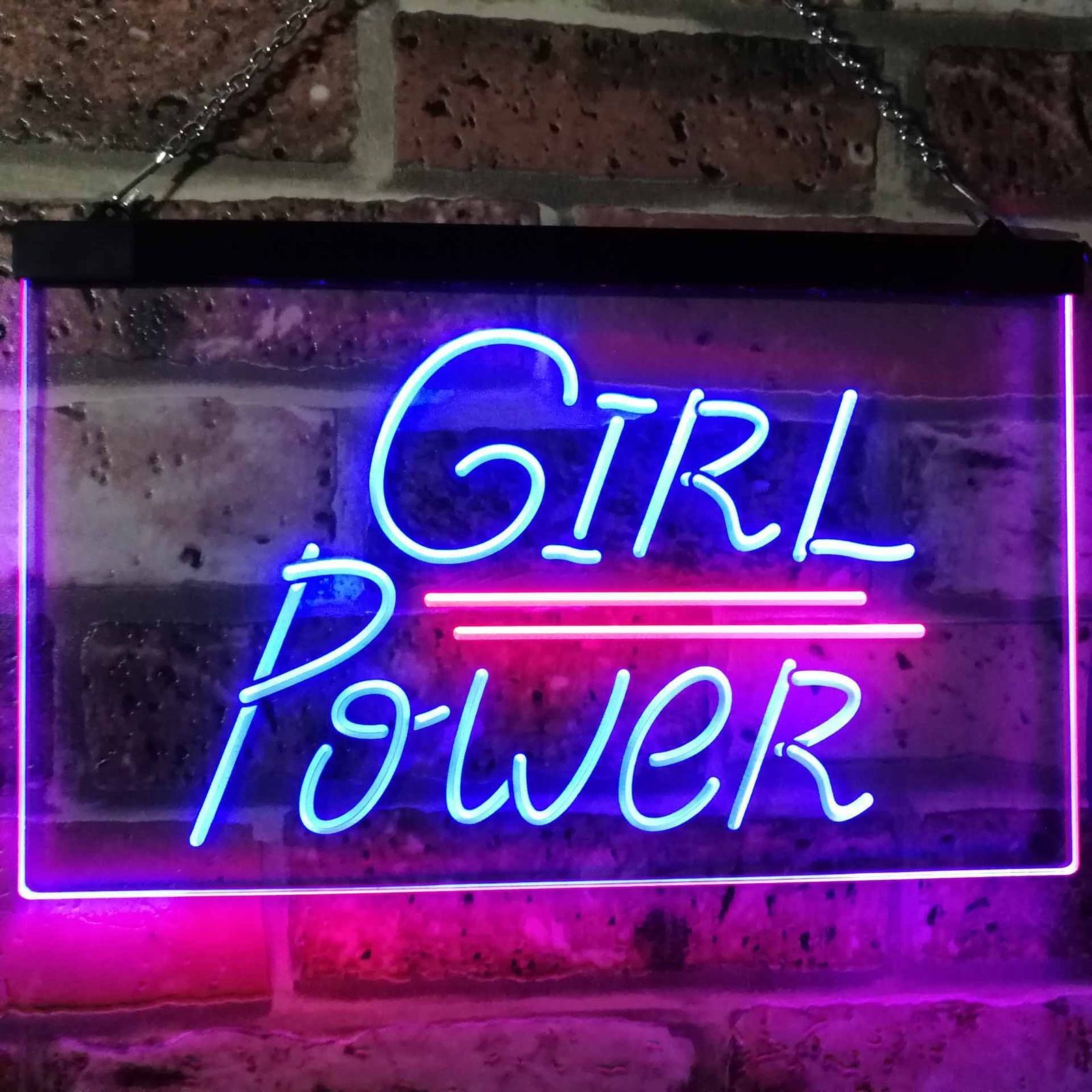 Girl Power Dual Color Led Neon Sign